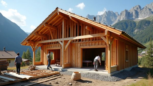 Construire sa maison à ossature bois à Gap, un choix audacieux